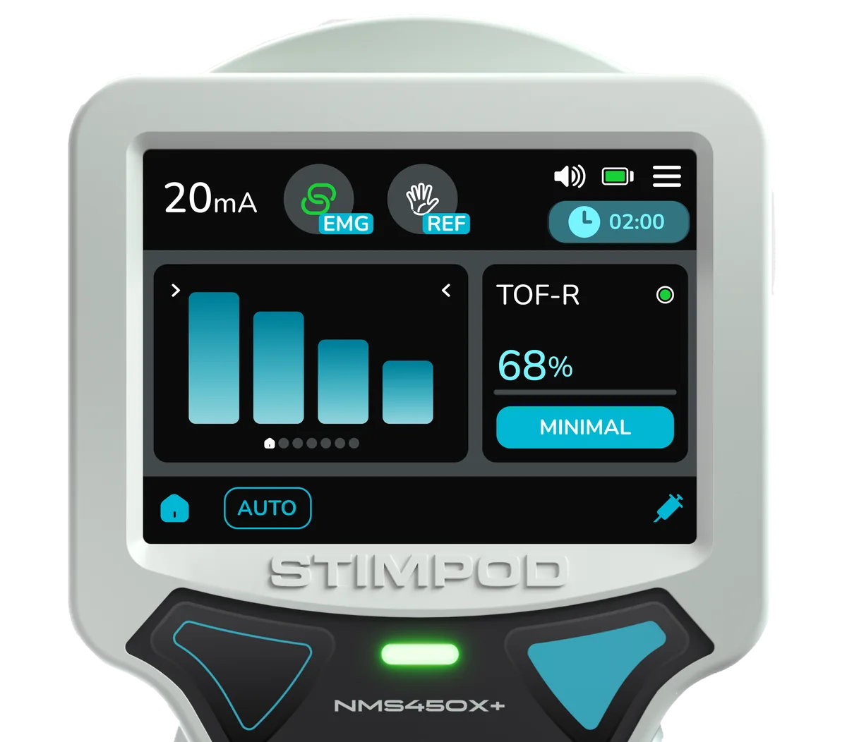 Handgerät Stimpod NMS450X+ mit Farb-Touchscreen